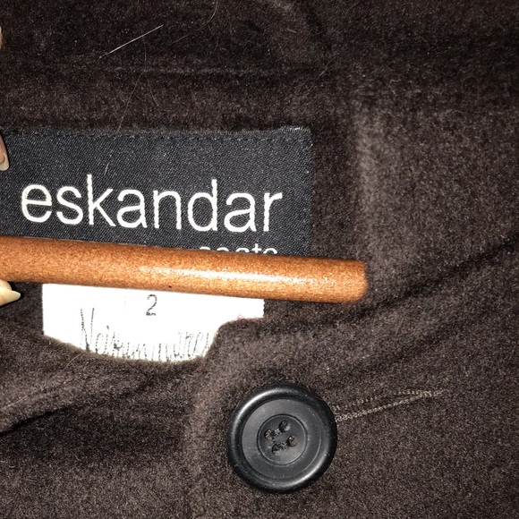 ESKANDAR Imperial brown coat. Size 2. Camel hair, silk lining. Never worn. - Picture 1 of 8